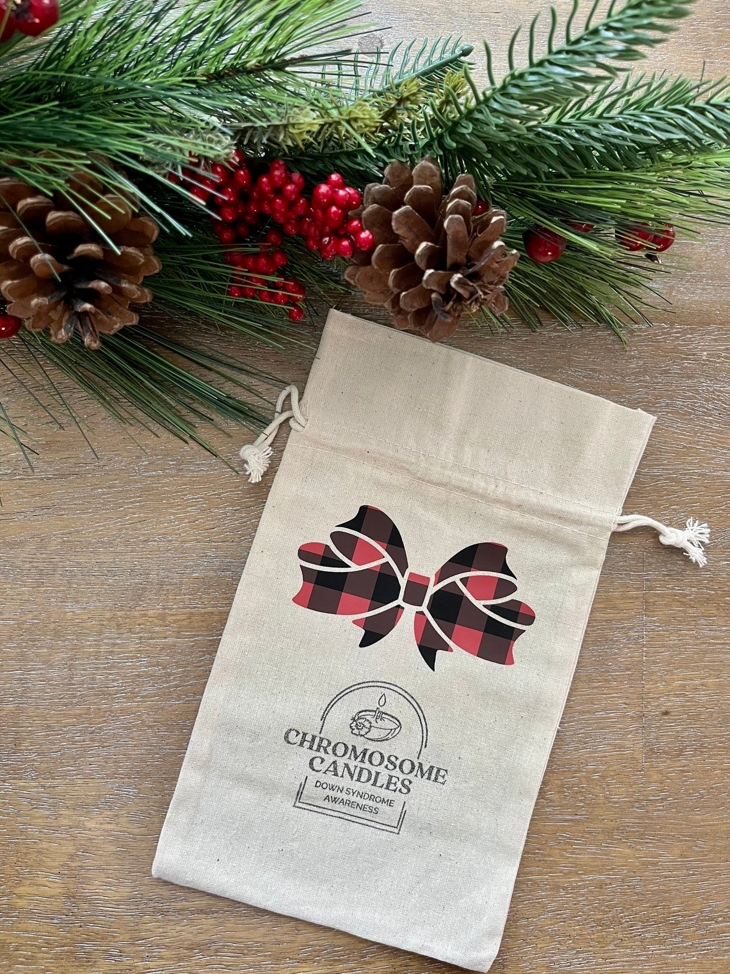 Holiday Chromosome Candles Brand Gift Bag